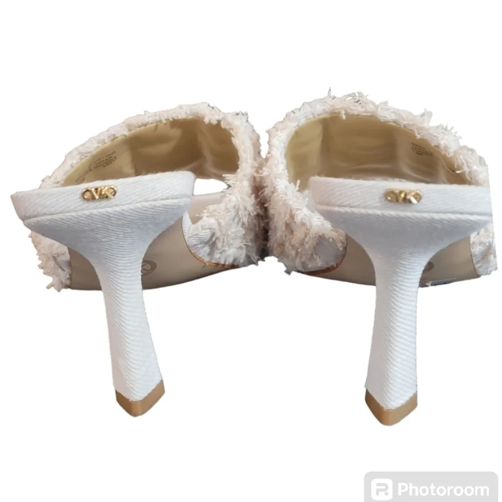 MICHAEL Mickael Kors Heeled Mule Sandal 7.5